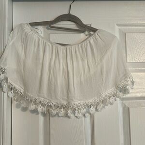 NWT Lulus off the shoulder crop top